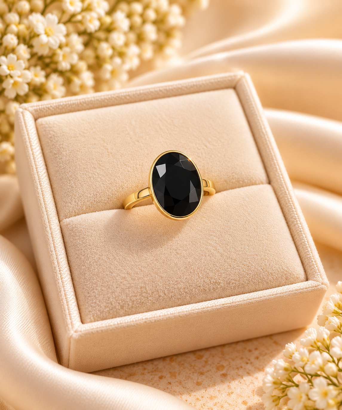 Black Stone Ring